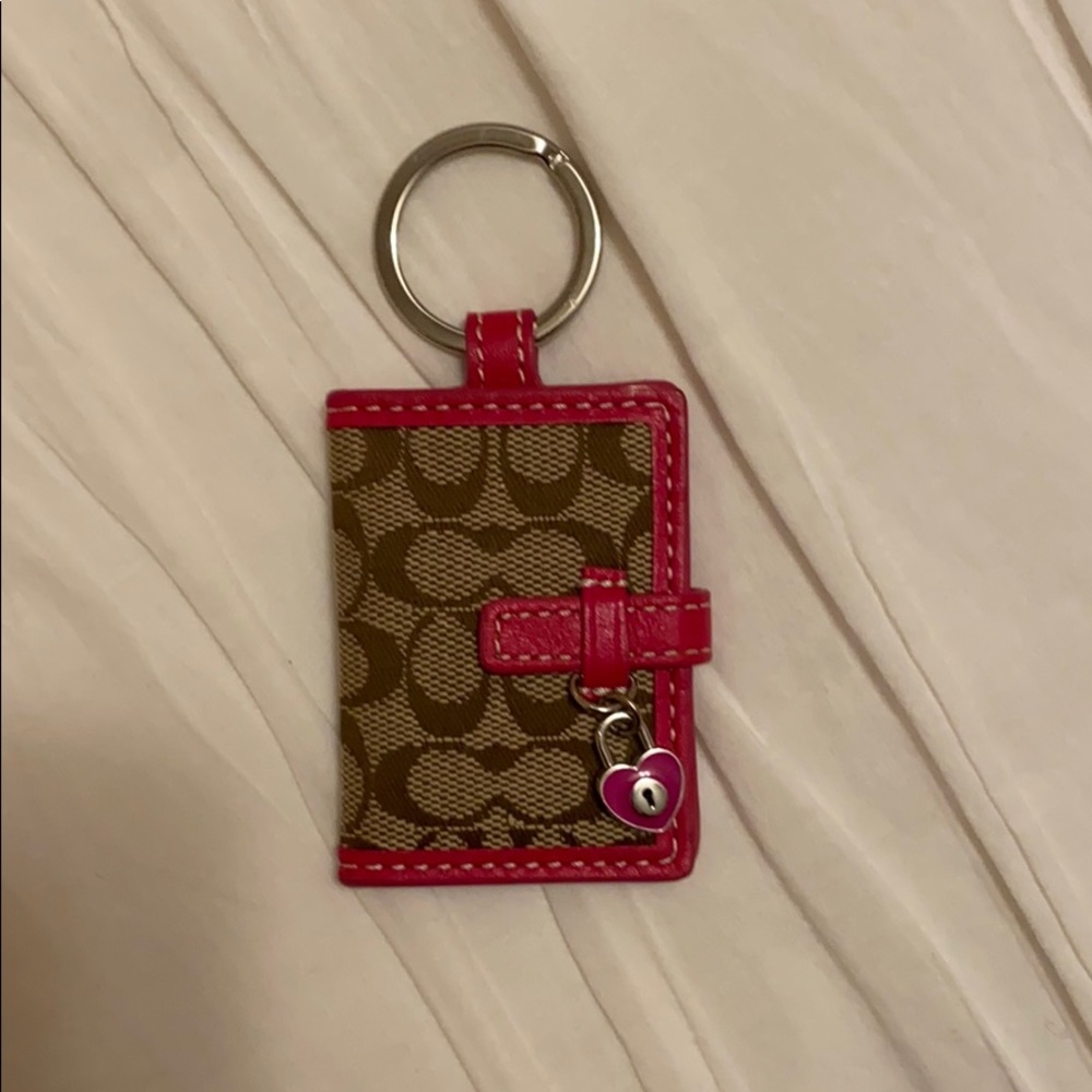 COACH Key Ring Photo Holder!